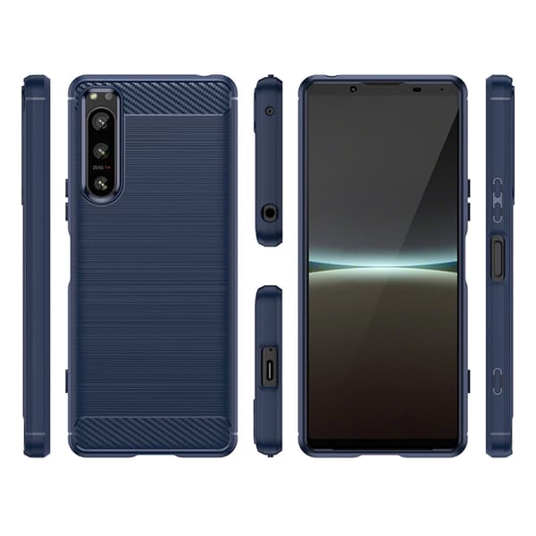 Sony Xperia 1 IV Skal Thunder Silicone Armor - Svart