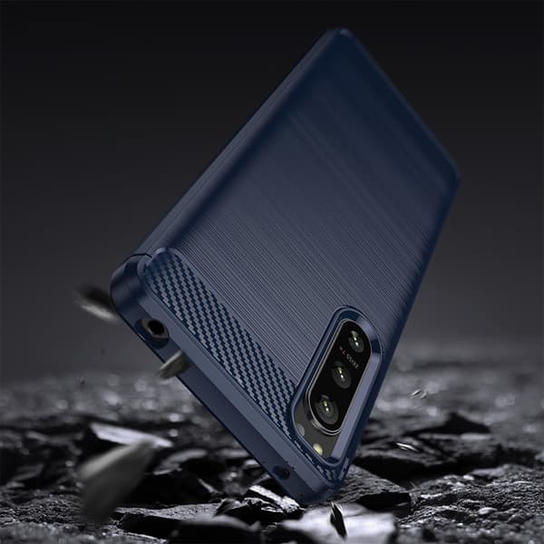 Sony Xperia 1 IV Skal Thunder Silicone Armor - Svart