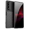 Miniatyrbild 1 av 6: Sony Xperia 1 IV Skal Thunder Silicone Armor - Svart