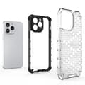 Miniatyrbild 3 av 7: iPhone 14 Pro Max Skal Honeycomb Armored Hybrid - Transparent