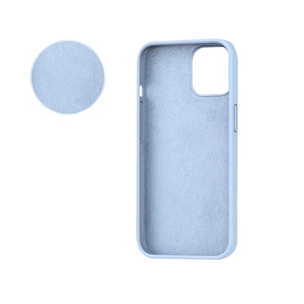 SiGN iPhone 14 Plus Skal Liquid Silicone - Safir blå