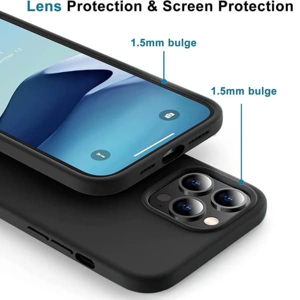 SiGN iPhone 14 Pro Max Skal Liquid Silicone - Svart