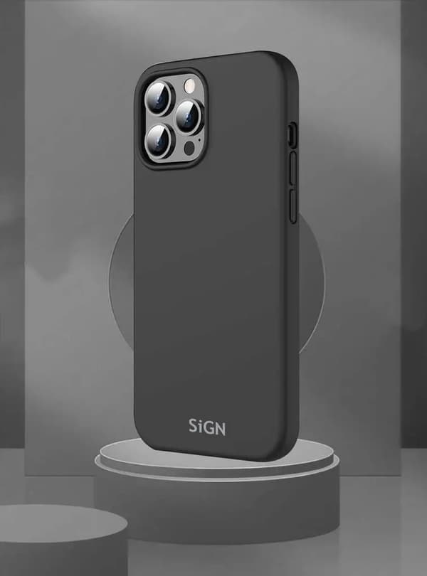 SiGN iPhone 14 Pro Max Skal Liquid Silicone - Svart