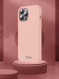 Miniatyrbild 3 av 3: SiGN iPhone 14 Pro Max Skal Liquid Silicone - Sand Rosa
