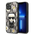 Miniatyrbild 1 av 8: Karl Lagerfeld iPhone 13 mini Skal Flower Ikonik Karl - Grå