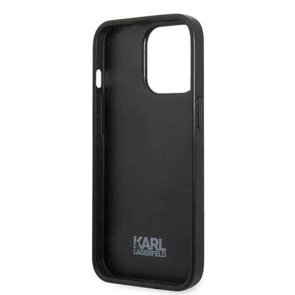 Karl Lagerfeld iPhone 13 Pro Skal Flower Ikonik Karl - Grå