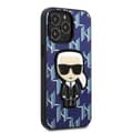 Miniatyrbild 4 av 8: Karl Lagerfeld iPhone 13 Pro Max Skal Monogram Ikonik Patch - Blå