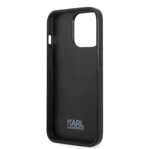 Karl Lagerfeld iPhone 13 Pro Max Skal Monogram Ikonik Patch - Röd