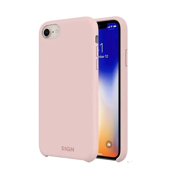 SiGN iPhone 7/8/SE (2020/2022) Skal Liquid Silicone - Rosa