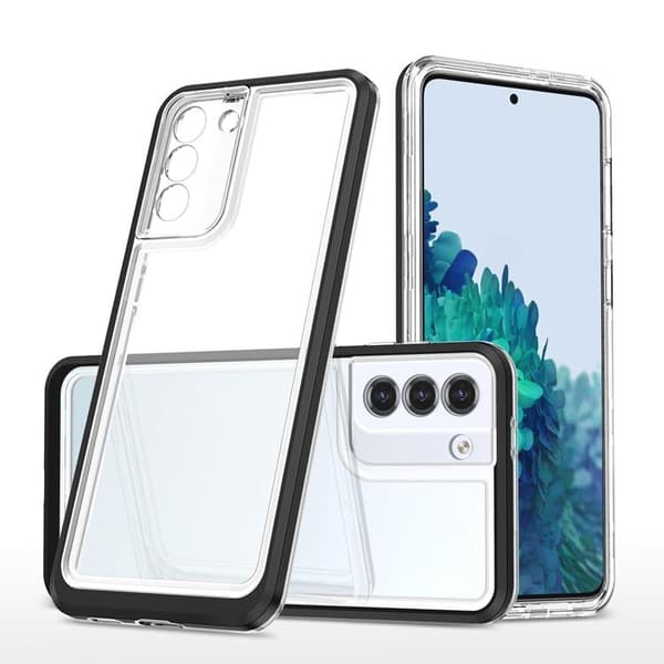 Galaxy S23 Plus Skal Clear 3in1 - Svart