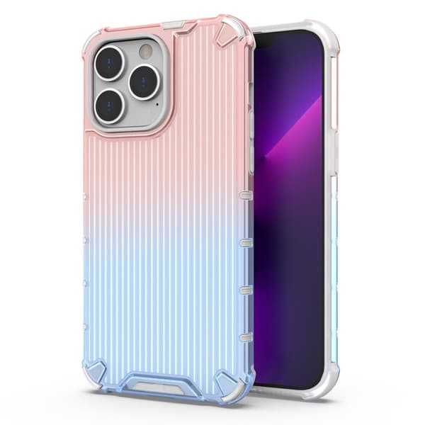 iPhone 14 Pro Skal Ombre Protect - Rosa/Blå