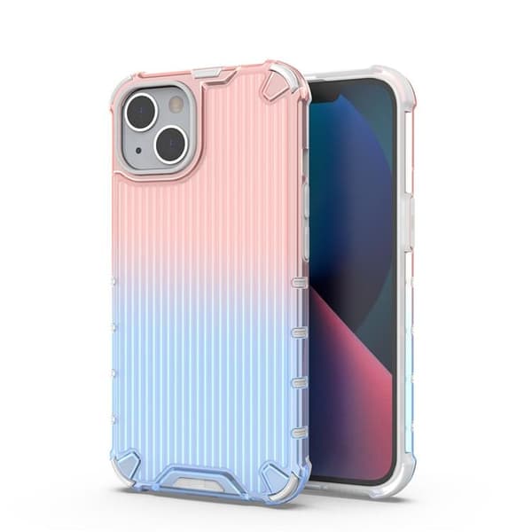 iPhone 13 Skal Ombre Protect - Rosa/Blå