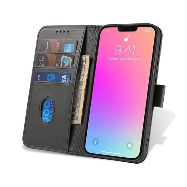 TCL 30 Plånboksfodral Magnetic Flip - Svart
