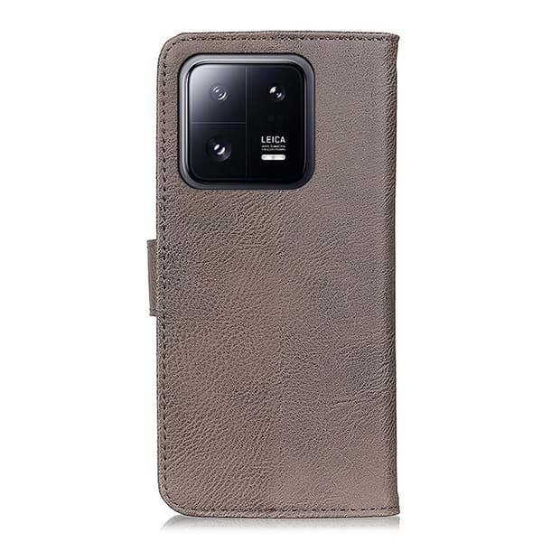 KHAZNEH Xiaomi Mi 11 Ultra Plånboksfodral Cowhide - Grå