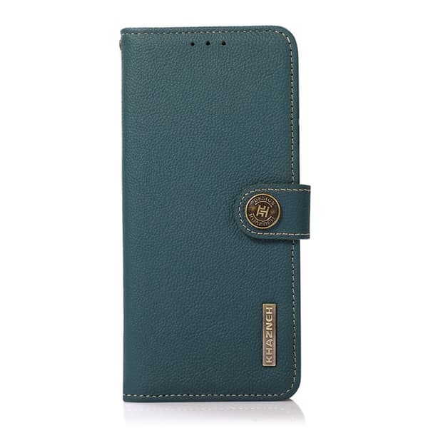 KHAZNEH Xiaomi Mi 11 Ultra Plånboksfodral Äkta Läder Kickstand - Grön