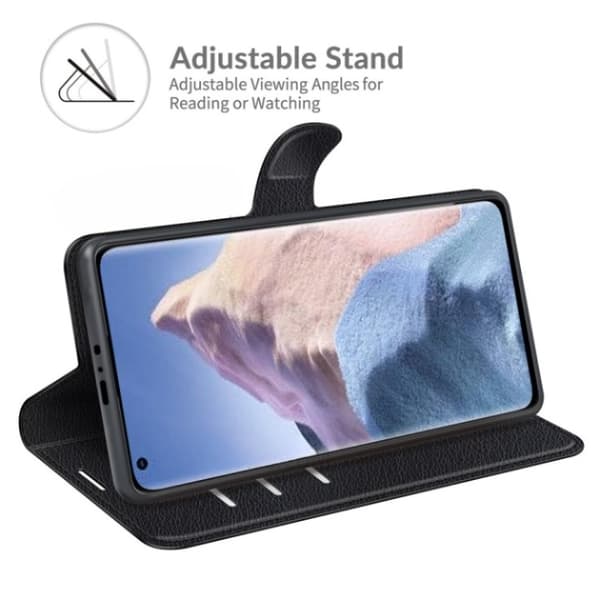 Xiaomi Mi 11 Ultra Plånboksfodral Folio Flip Kickstand - Svart