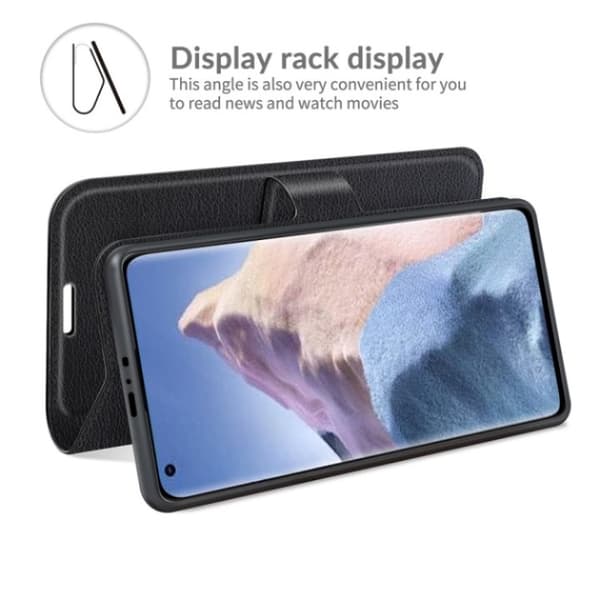 Xiaomi Mi 11 Ultra Plånboksfodral Folio Flip Kickstand - Svart
