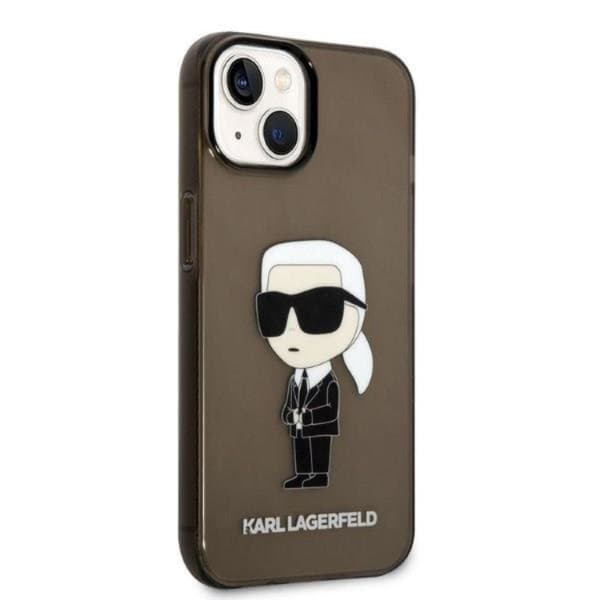 Karl Lagerfeld iPhone 14 Plus Skal Ikonik - Svart