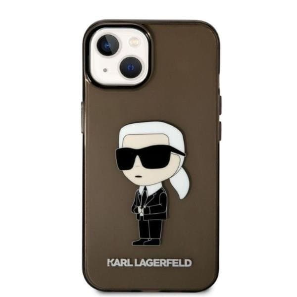 Karl Lagerfeld iPhone 14 Plus Skal Ikonik - Svart