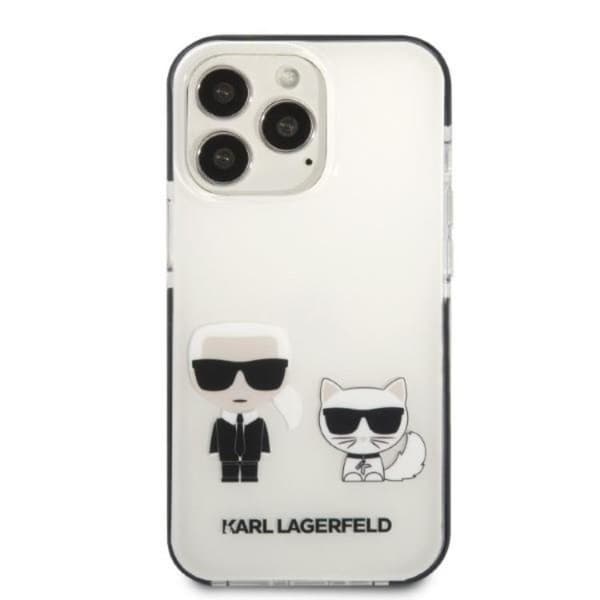 Karl Lagerfeld iPhone 13 Pro Skal Karl & Choupette - Vit