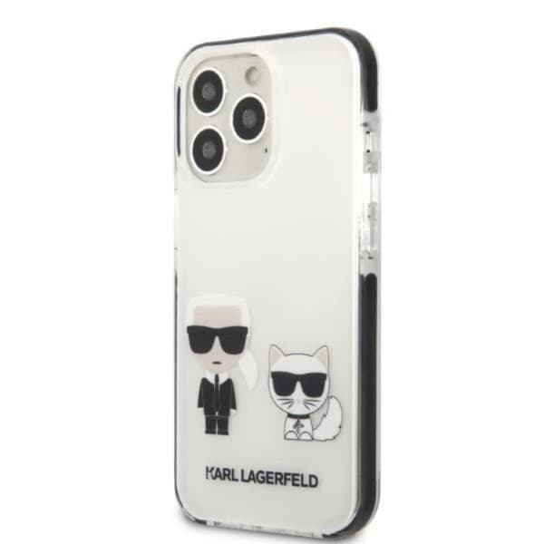 Karl Lagerfeld iPhone 13 Pro Skal Karl & Choupette - Vit