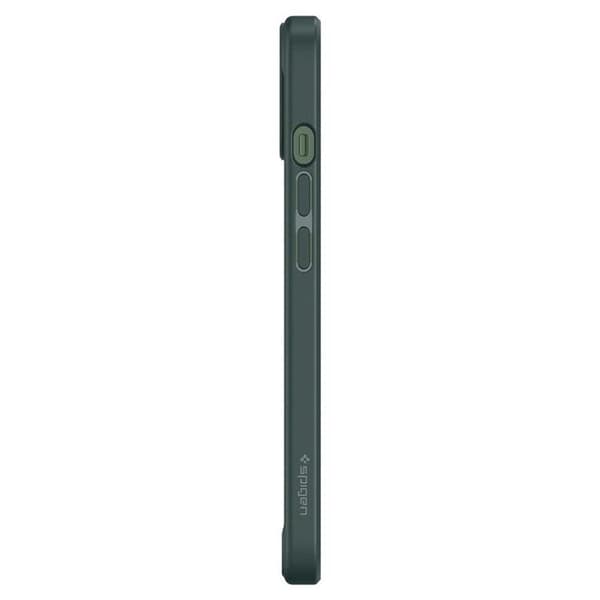 Spigen iPhone 13 Skal Ultra Hybrid - Midnight Grön