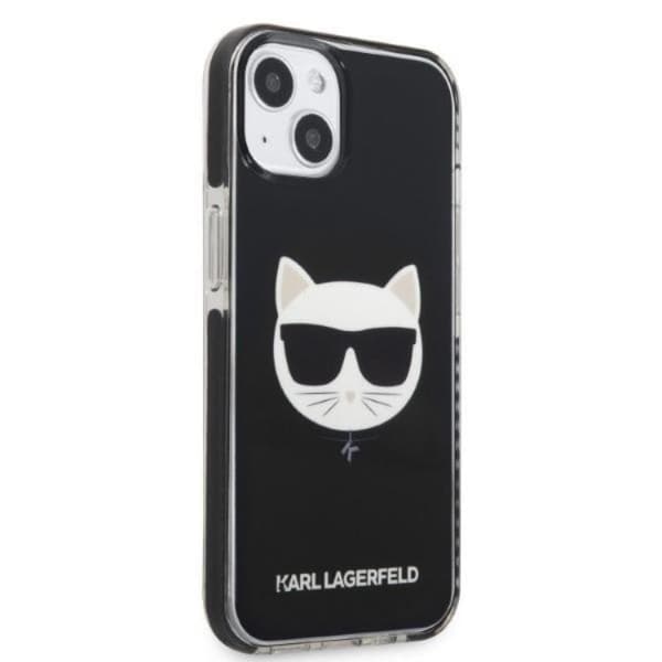 Karl Lagerfeld iPhone 13 Skal Choupette Head - Svart