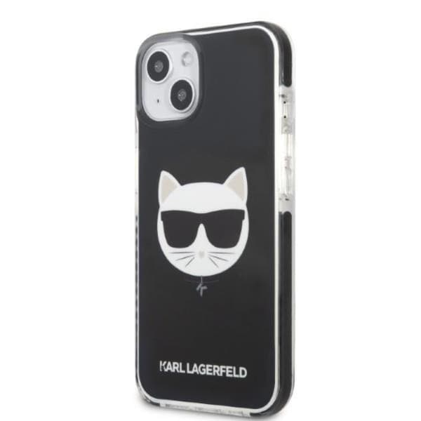 Karl Lagerfeld iPhone 13 Skal Choupette Head - Svart