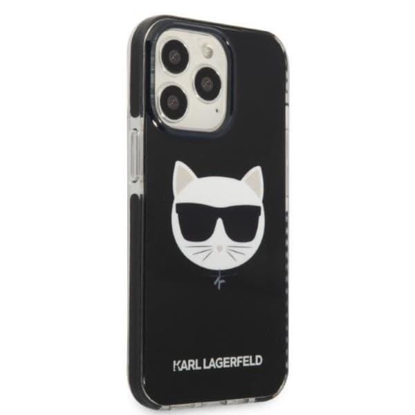 Karl Lagerfeld iPhone 13 Pro Max Skal Choupette Head - Svart