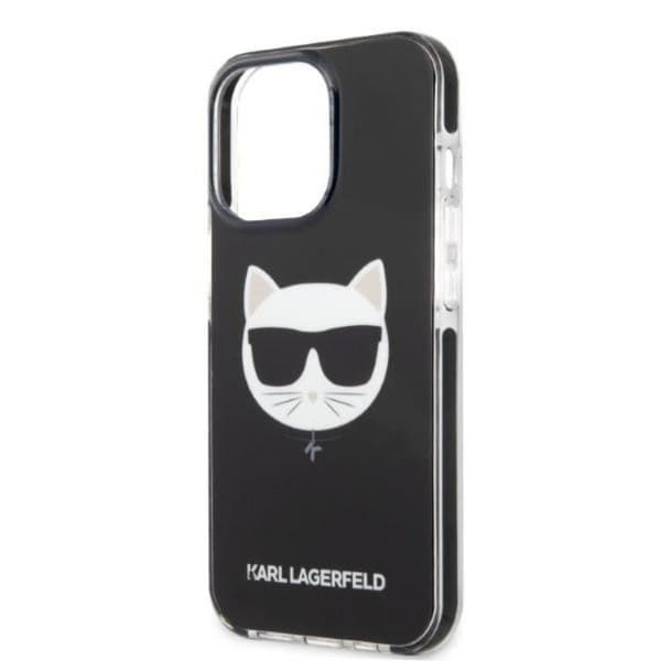 Karl Lagerfeld iPhone 13 Pro Max Skal Choupette Head - Svart