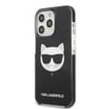 Miniatyrbild 2 av 8: Karl Lagerfeld iPhone 13 Pro Max Skal Choupette Head - Svart