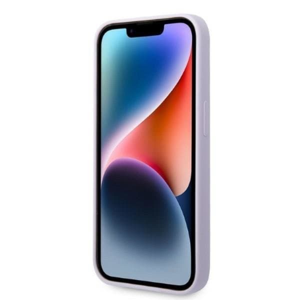 Karl Lagerfeld iPhone 14 Pro Skal Silicone Ikonik - Lila
