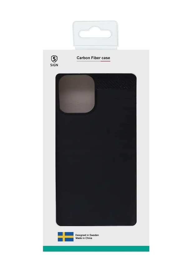 SiGN Galaxy Note 20 Skal Carbon Fiber - Svart