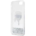 Miniatyrbild 6 av 7: Karl Lagerfeld iPhone 7/8/SE (2020/2022) Skal Liquid Glitter Choupette Head