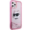 Miniatyrbild 3 av 7: Karl Lagerfeld iPhone 12/12 Pro Mobilskal Choupette's Head - Rosa