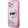 Miniatyrbild 4 av 7: Karl Lagerfeld iPhone 12/12 Pro Mobilskal Choupette's Head - Rosa