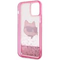Miniatyrbild 6 av 7: Karl Lagerfeld iPhone 12/12 Pro Mobilskal Choupette's Head - Rosa