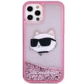 Miniatyrbild 2 av 7: Karl Lagerfeld iPhone 12/12 Pro Mobilskal Choupette's Head - Rosa