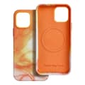 Miniatyrbild 4 av 7: iPhone 13 Pro Max Magsafe Mobilskal Läder - Orange Splash