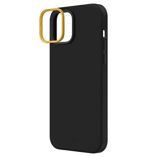Uniq iPhone 14 Plus Mobiskal Lino - Midnight Svart