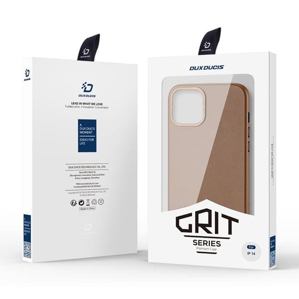 Dux Ducis iPhone 14 Mobilskal MagSafe Grit - Brun