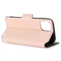 Miniatyrbild 6 av 8: MUXMA iPhone 14 Plus Plånboksfodral Cross Texture - Rosa