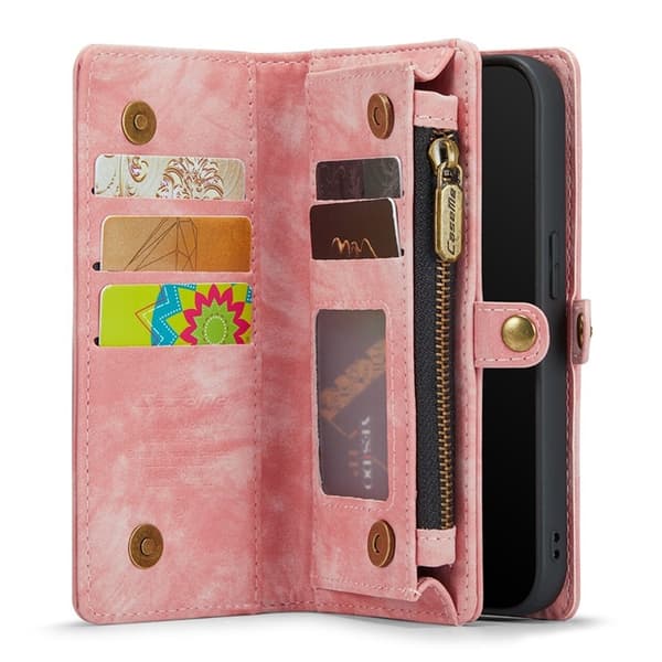 Caseme iPhone 7/8 Plus Plånboksfodral Detachable - Rosa