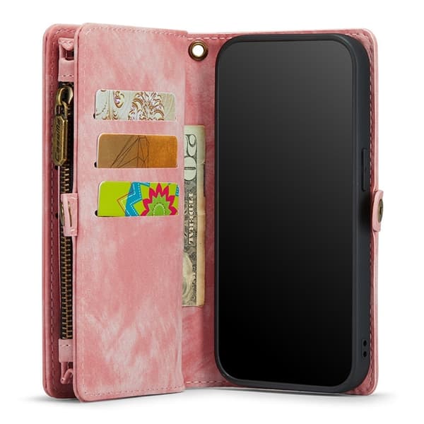 Caseme iPhone 7/8 Plus Plånboksfodral Detachable - Rosa