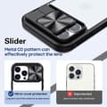 Miniatyrbild 6 av 6: iPhone X/XS Mobilskal 360 Kamera Slider - Svart