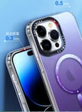 Miniatyrbild 5 av 8: iPhone 14 Pro Max Mobilskal Magsafe Gradient - Lila
