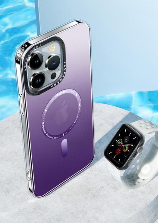 iPhone 14 Pro Max Mobilskal Magsafe Gradient - Lila