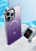 Miniatyrbild 6 av 8: iPhone 14 Pro Max Mobilskal Magsafe Gradient - Lila