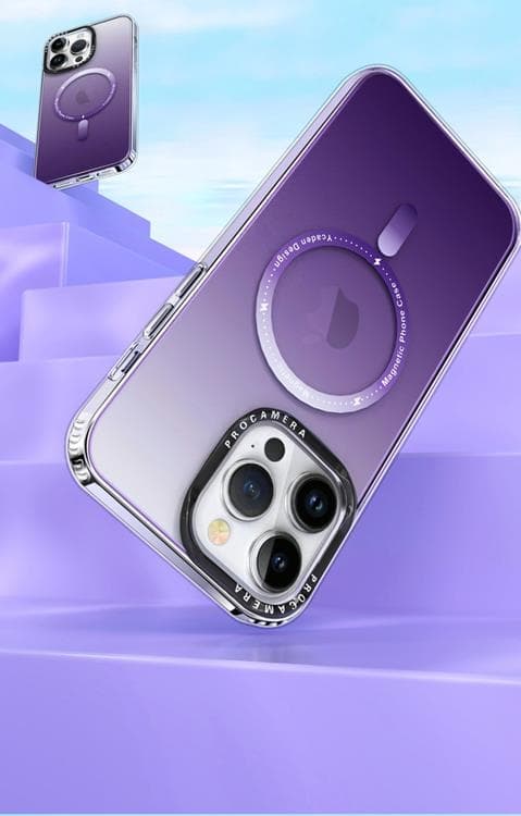 iPhone 14 Pro Max Mobilskal Magsafe Gradient - Lila
