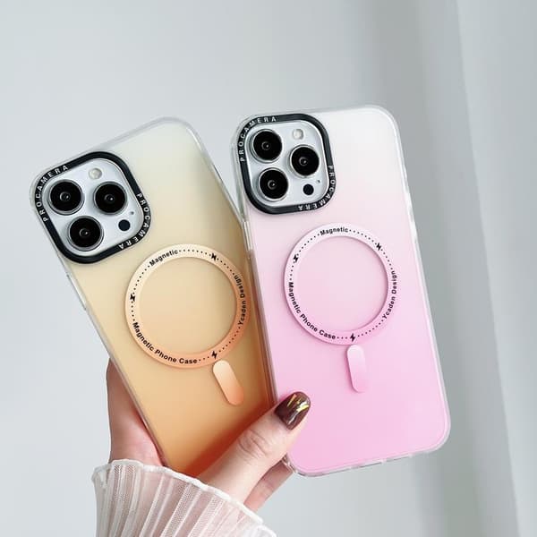 iPhone 14 Pro Max Mobilskal Magsafe Gradient - Rosa